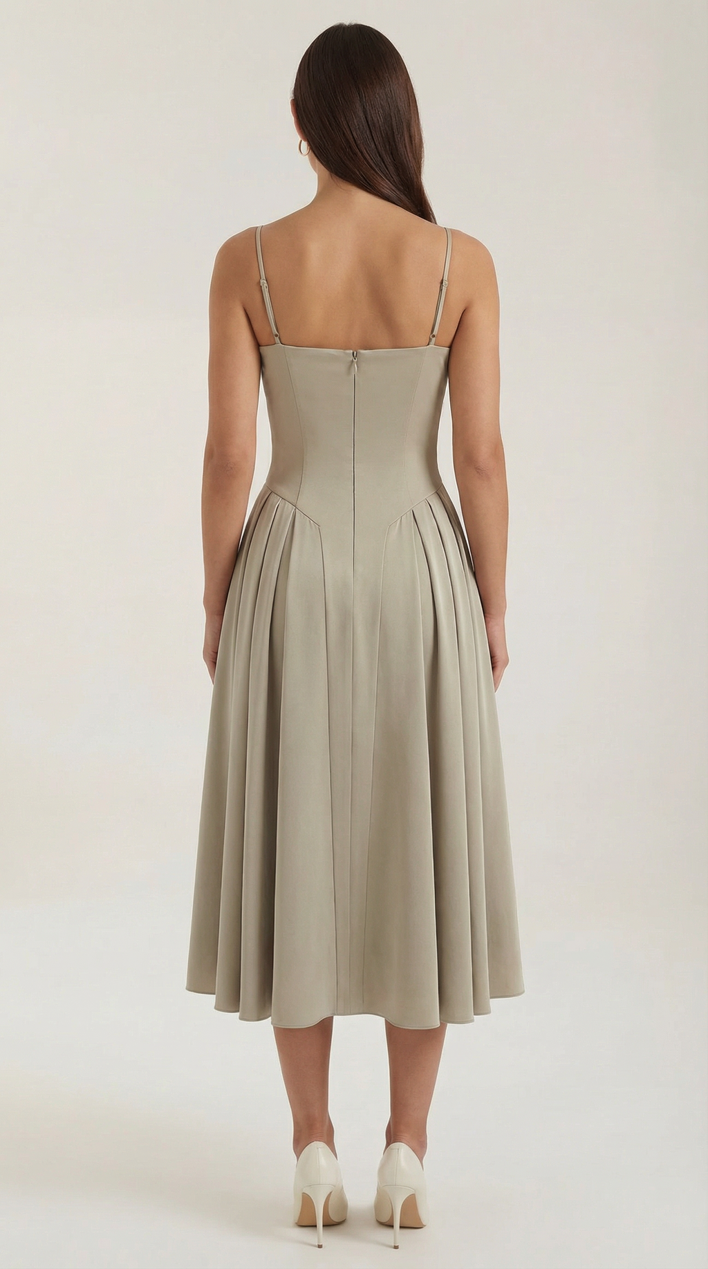 Elise | Corset Midi Dress