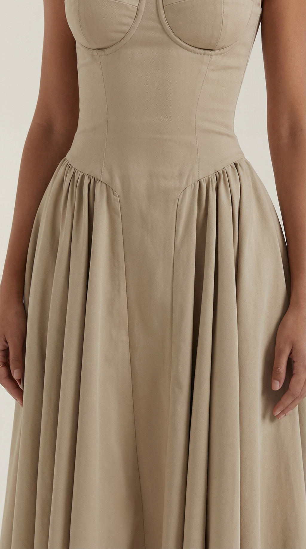 Elise | Corset Midi Dress