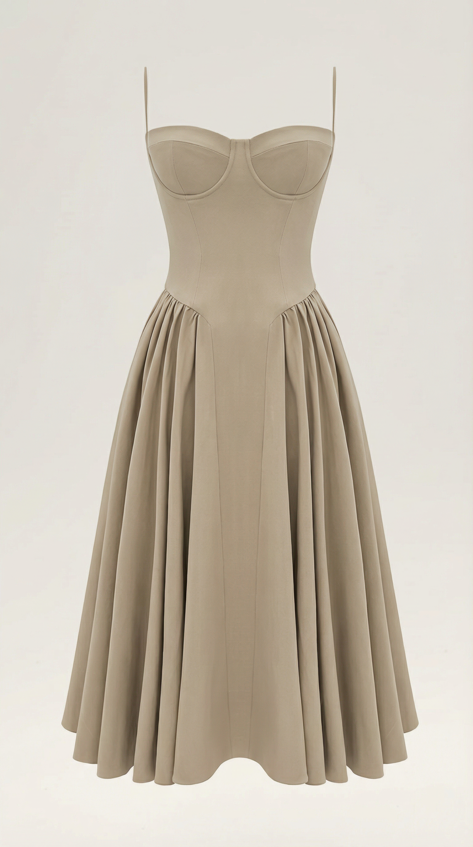 Elise | Corset Midi Dress