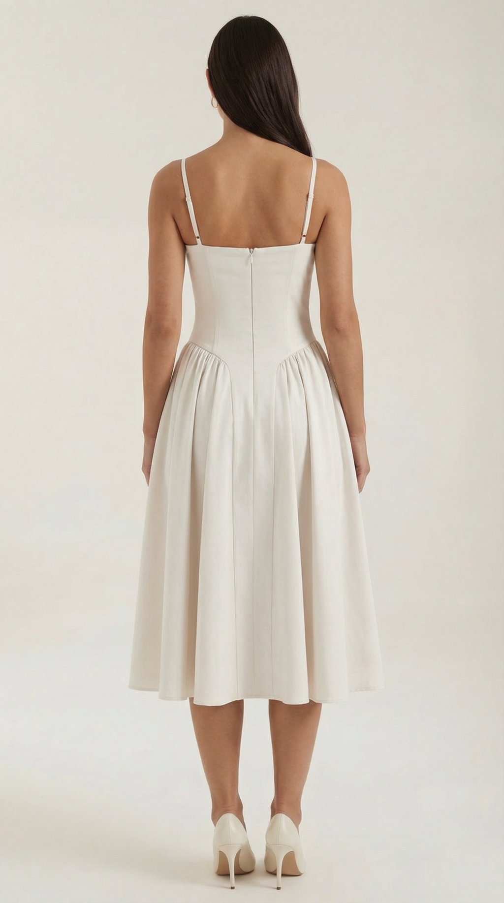 Elise | Corset Midi Dress