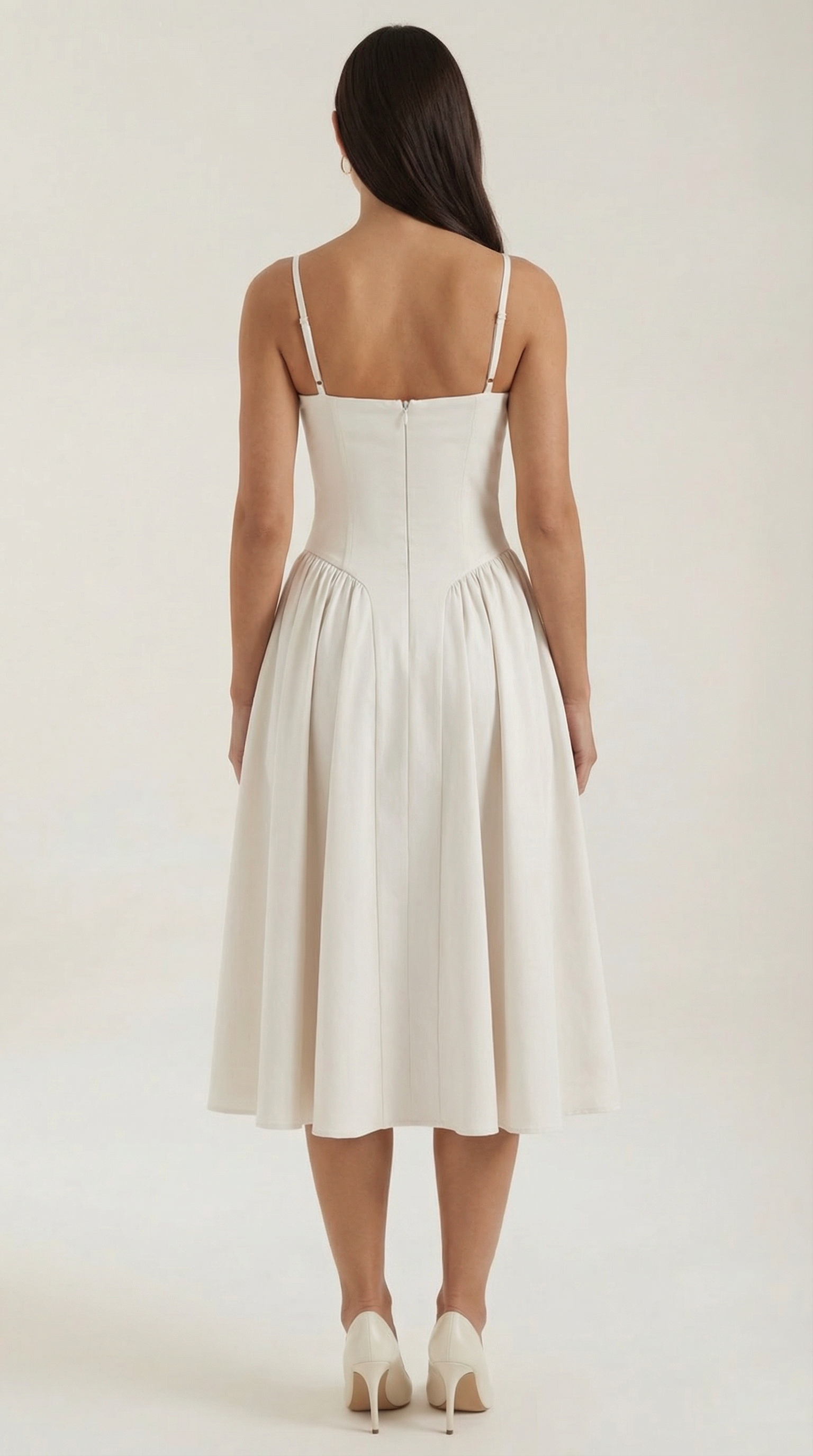Elise | Corset Midi Dress