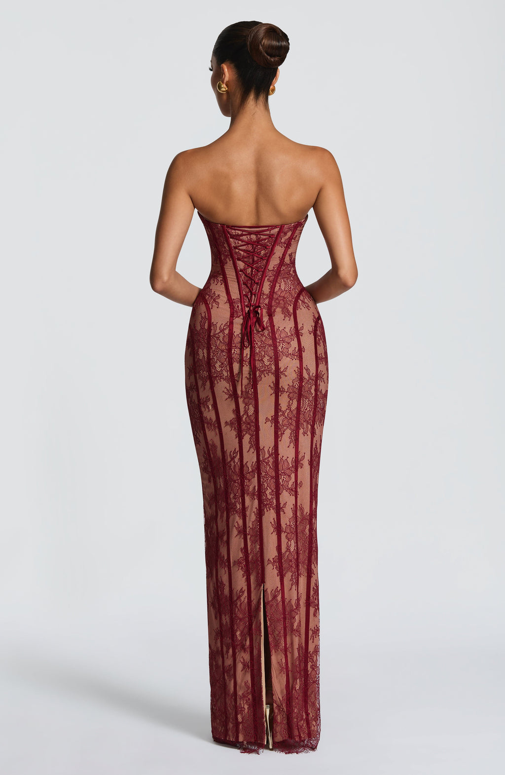 Matilda | Burgundy Long Dress