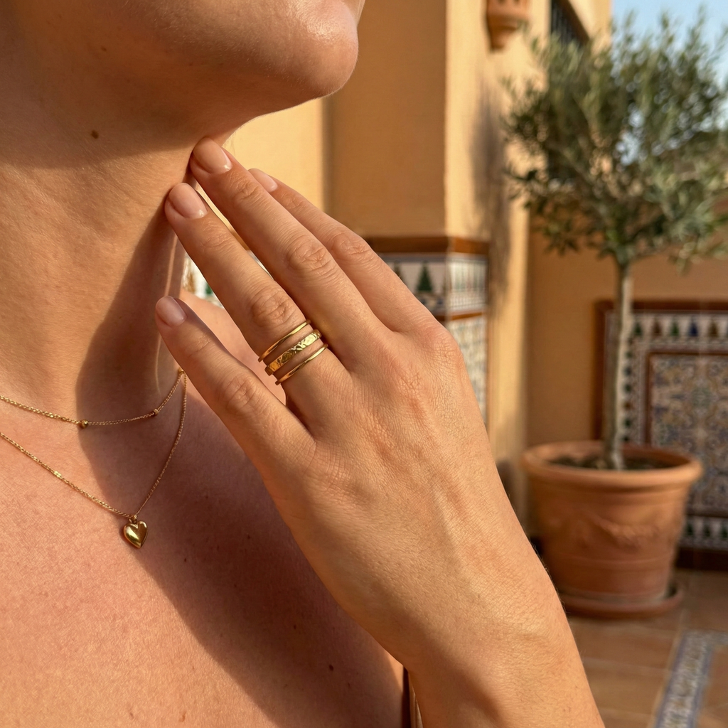 Three-piece oil ring